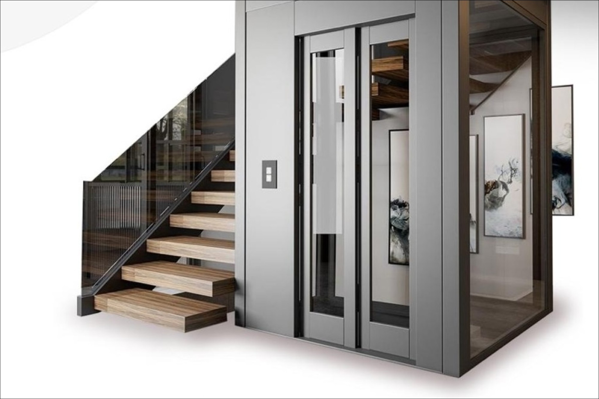 Modern Elevator Interior
